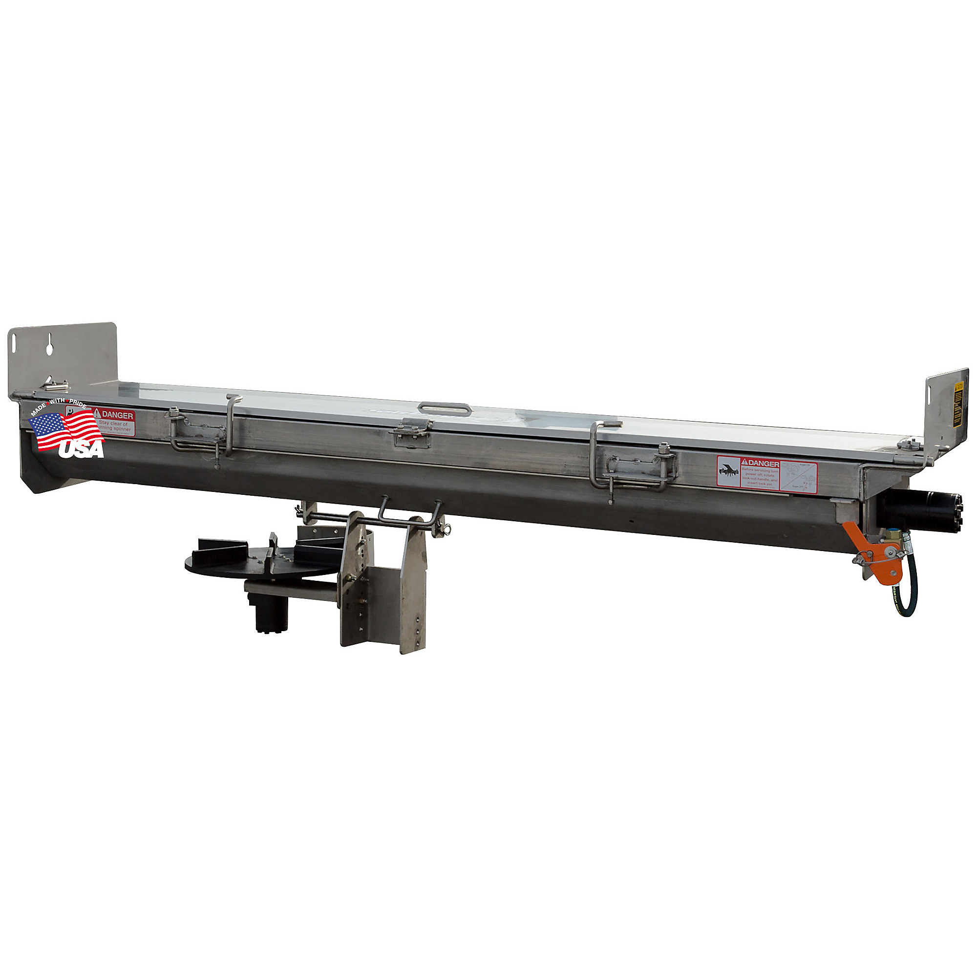 Buyers Salt Dogg, Under Tailgate SST Spreader w/ 8in. Sides - Standard Discharge, Max. Spread Width 40 ft, Model# 92420SSA